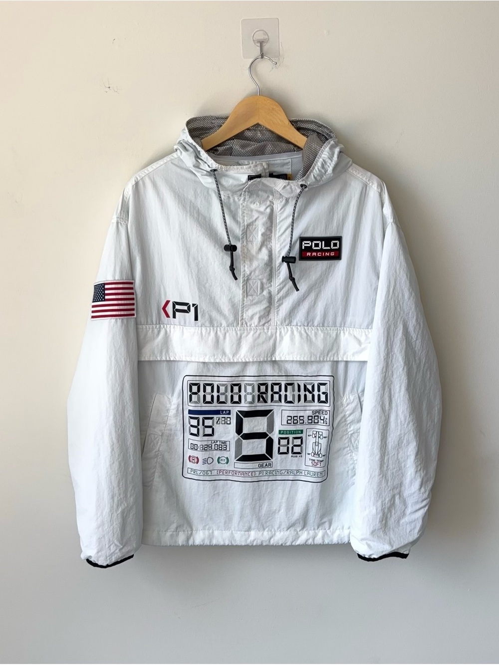 Polo Ralph Lauren Water Repellant Racing Jacket Men’s M Anorak Windbreaker P1